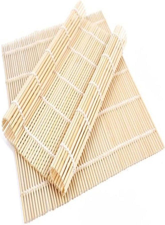 Olrada Natural Bamboo Sushi Mat (Set of 2/Piece, Bamboo Wood) - Image 1